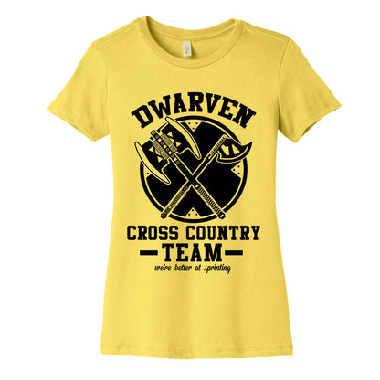 Dwarven Cross Country Team Women's Cotton Tee