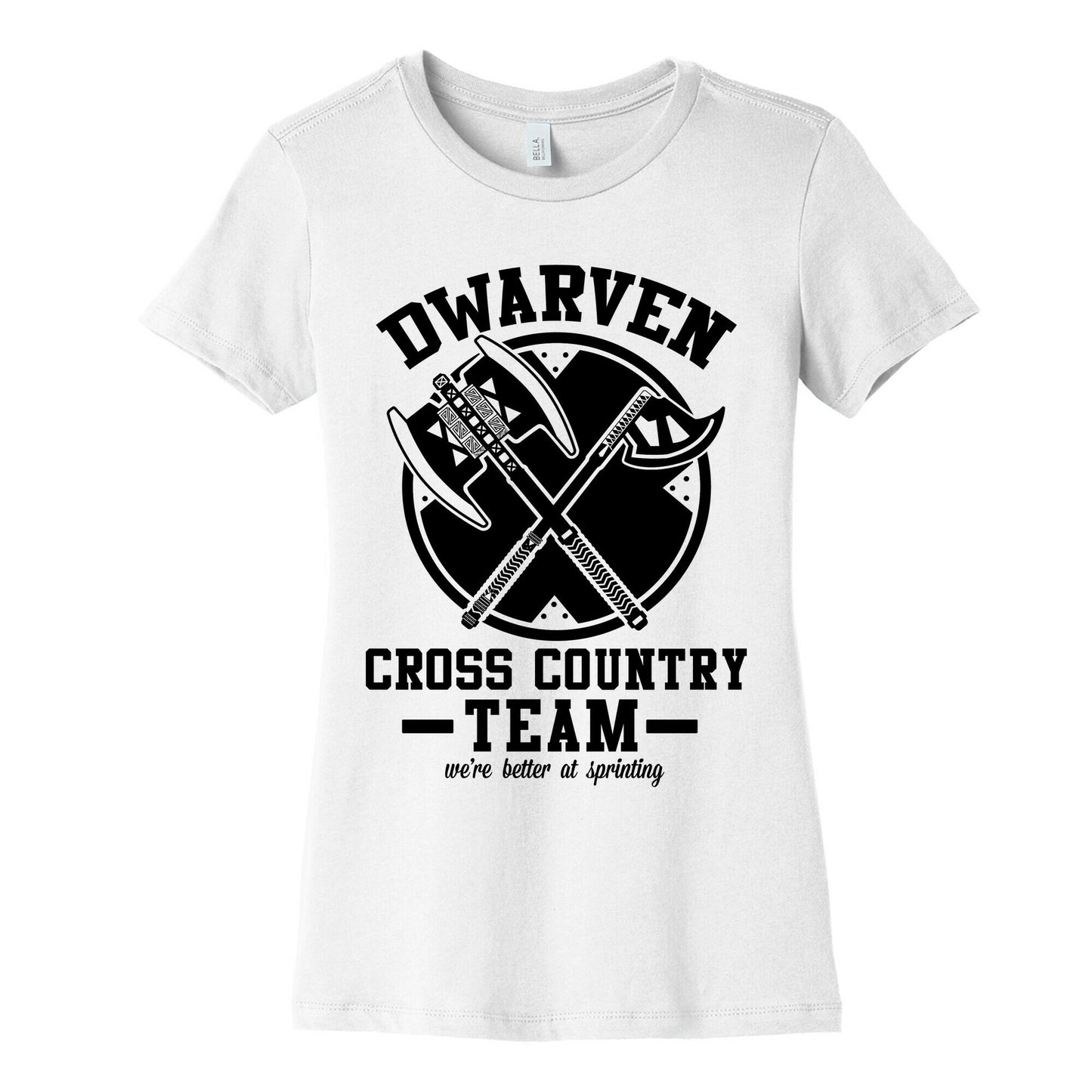 Dwarven Cross Country Team Women's Cotton Tee
