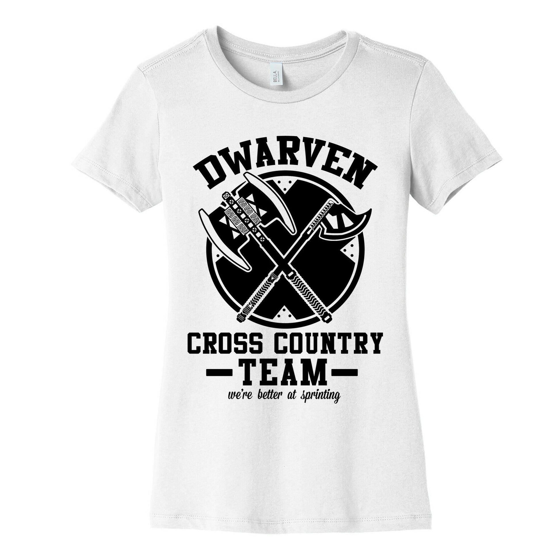Dwarven Cross Country Team Women's Cotton Tee