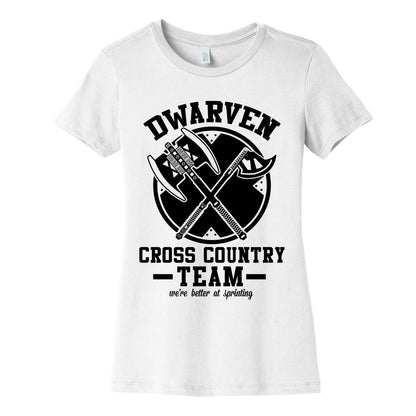 Dwarven Cross Country Team Women's Cotton Tee