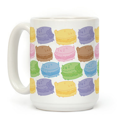 Cat Macarons Coffee Mug