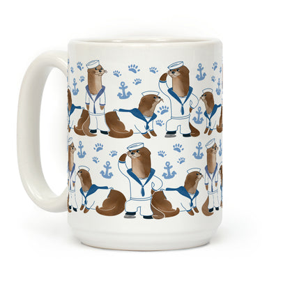 Sea Sailor Otters Coffee Mug