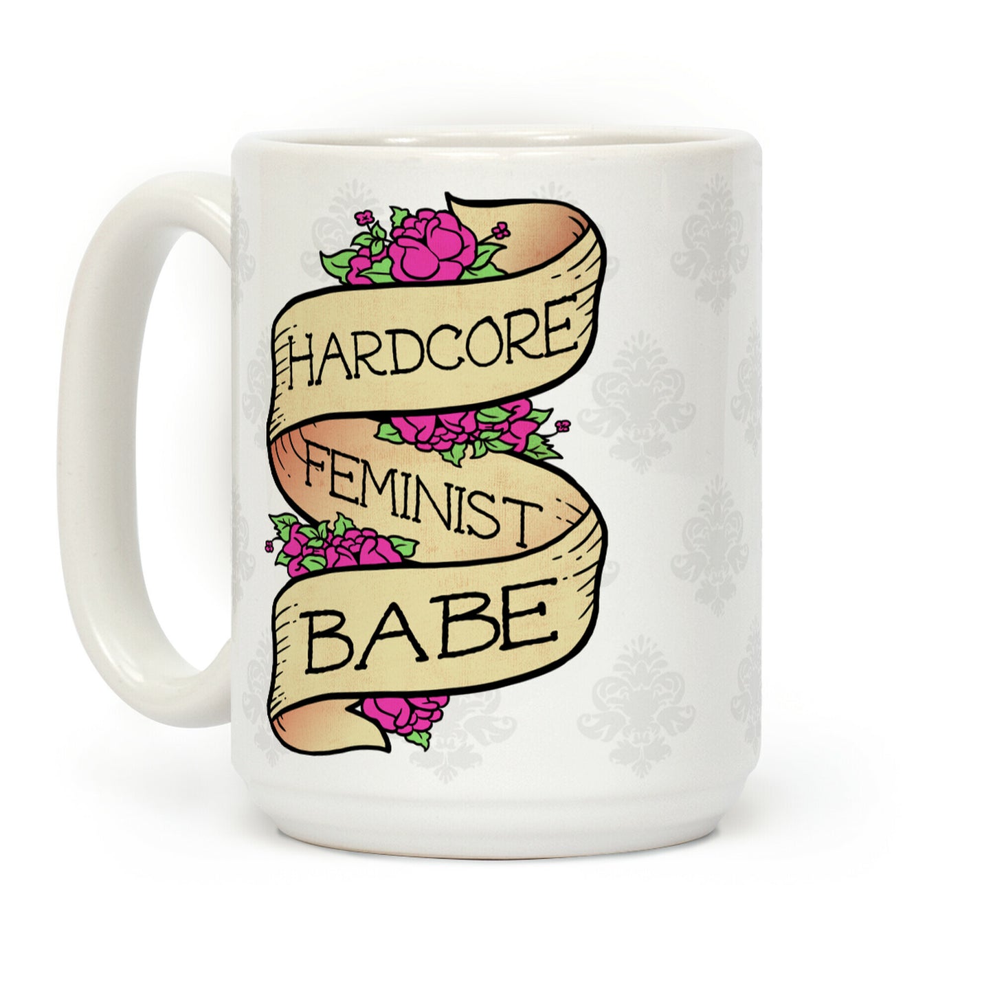 Hardcore Feminist Babe Coffee Mug
