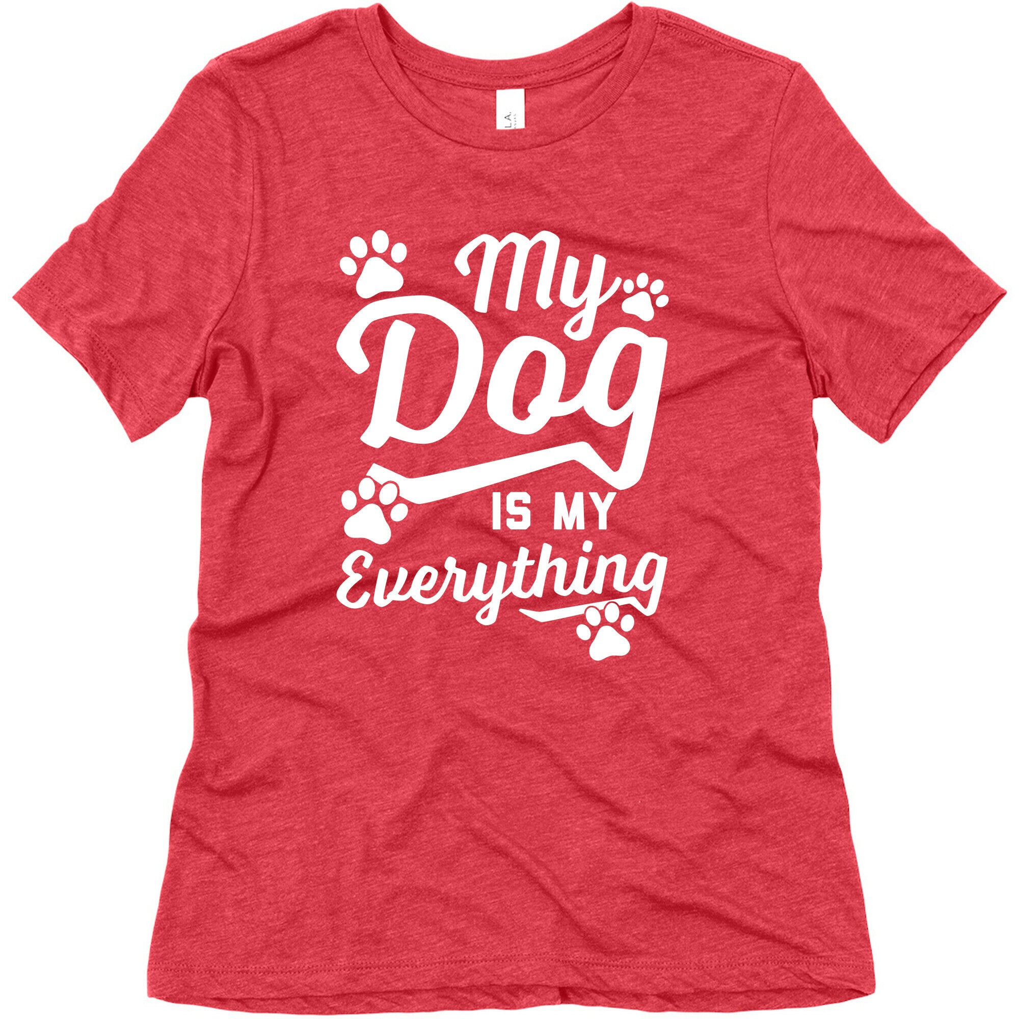 My Dog Is My Everything Women's Triblend Tee