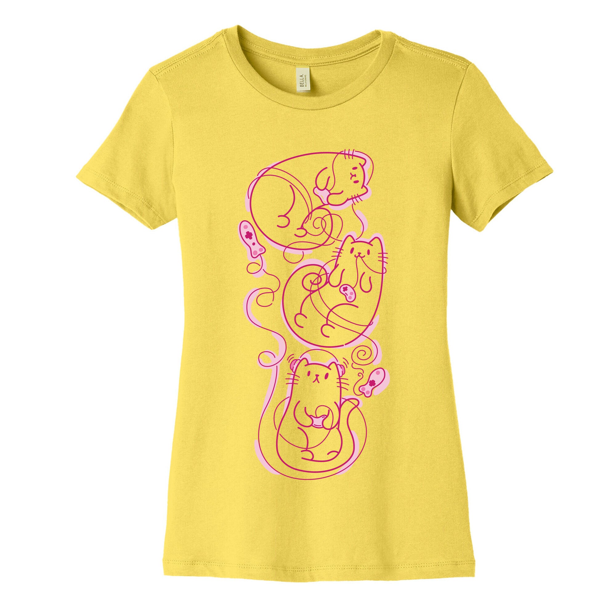 Gamer Cats Women's Cotton Tee