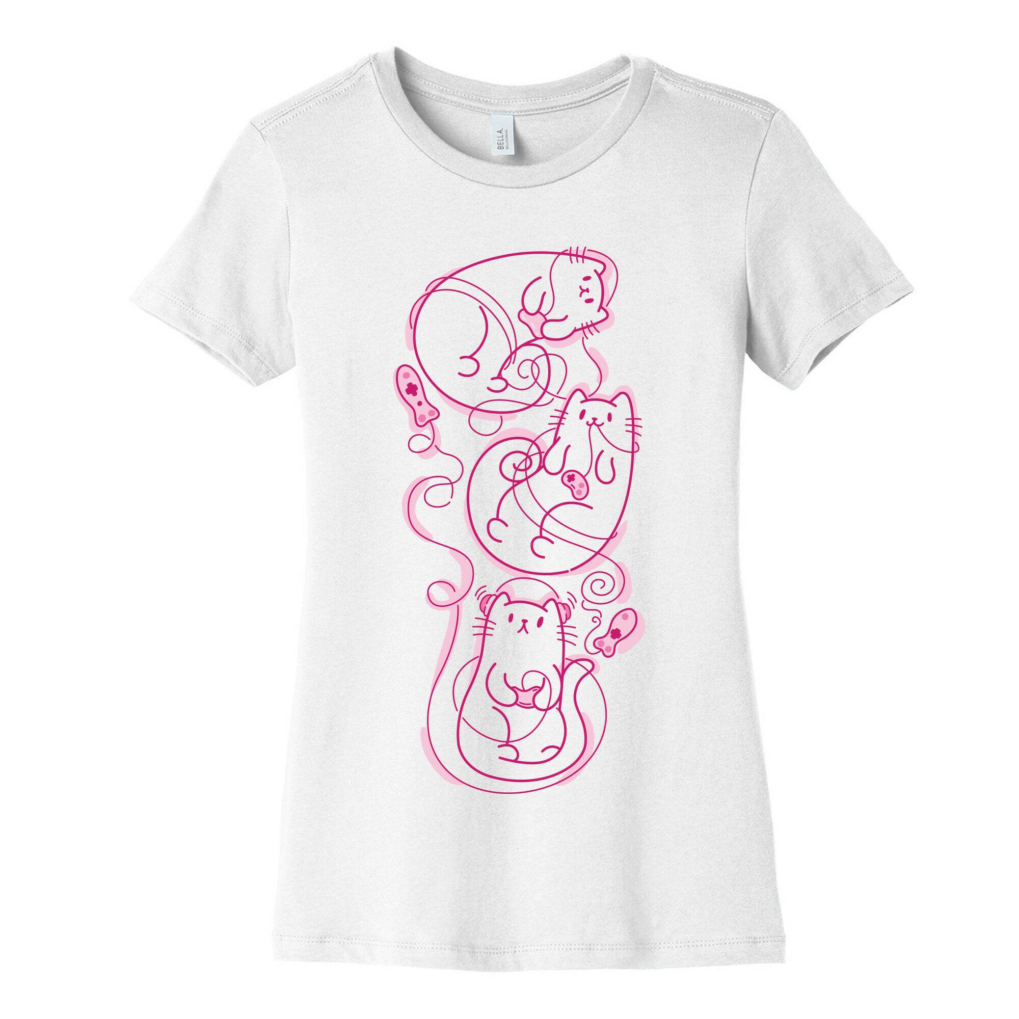 Gamer Cats Women's Cotton Tee