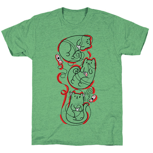 Gamer Cats Unisex Triblend Tee