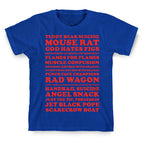 Andy Dwyer Band Names T-Shirt