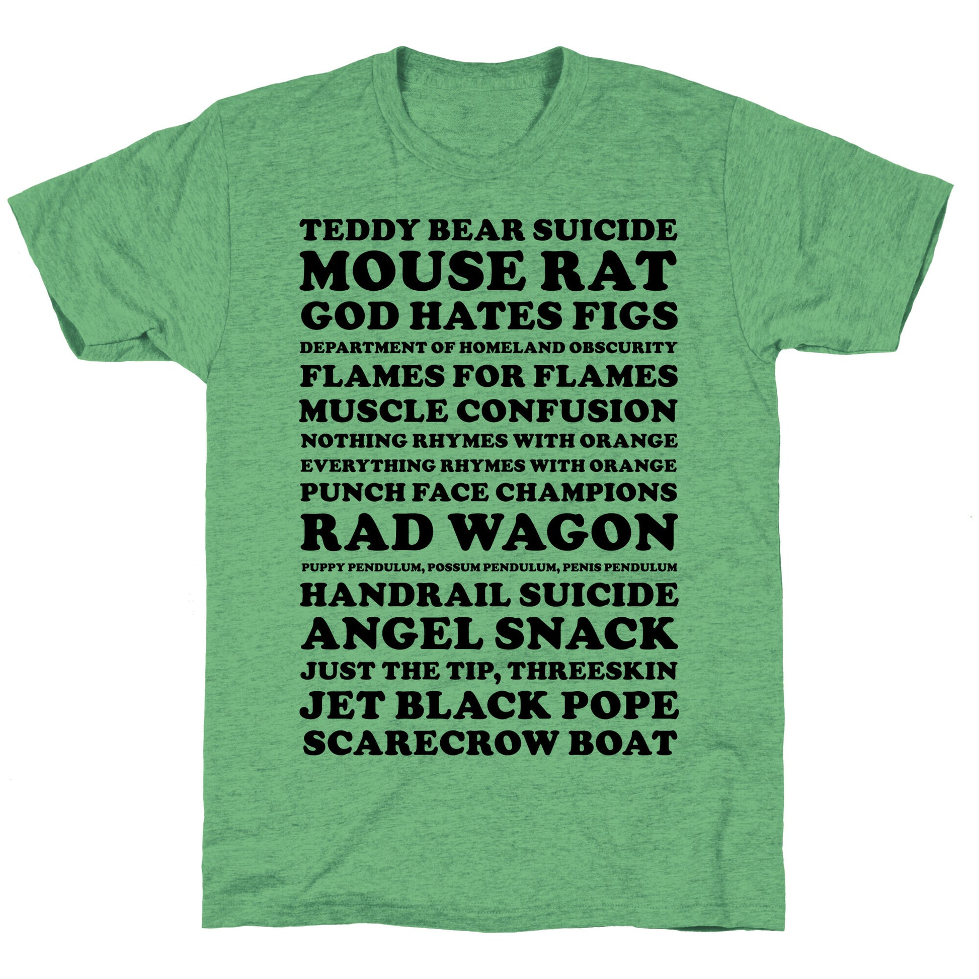 Andy Dwyer Band Names Unisex Triblend Tee