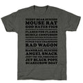 Andy Dwyer Band Names Unisex Triblend Tee