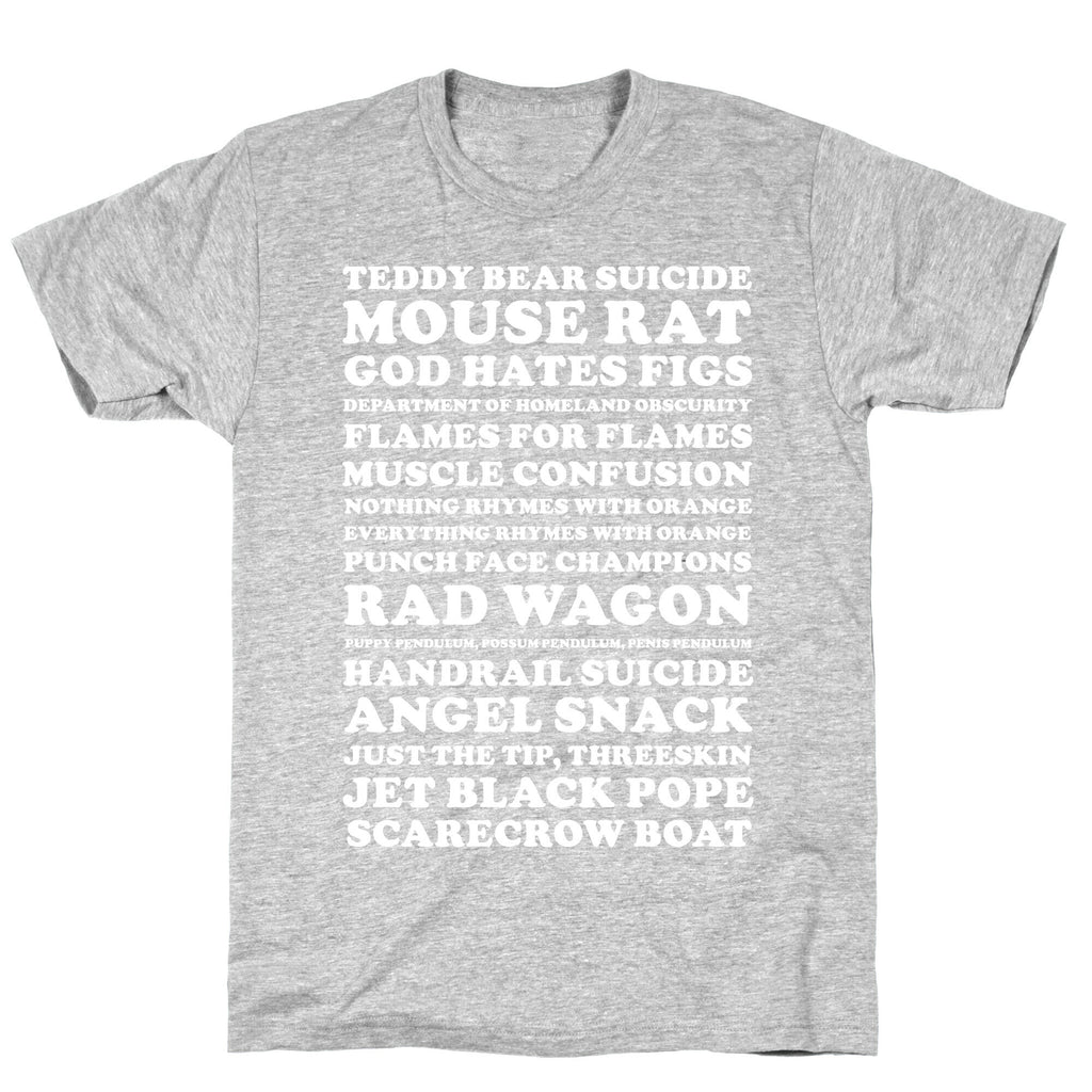 Andy Dwyer Band Names T-Shirt
