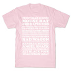Andy Dwyer Band Names T-Shirt