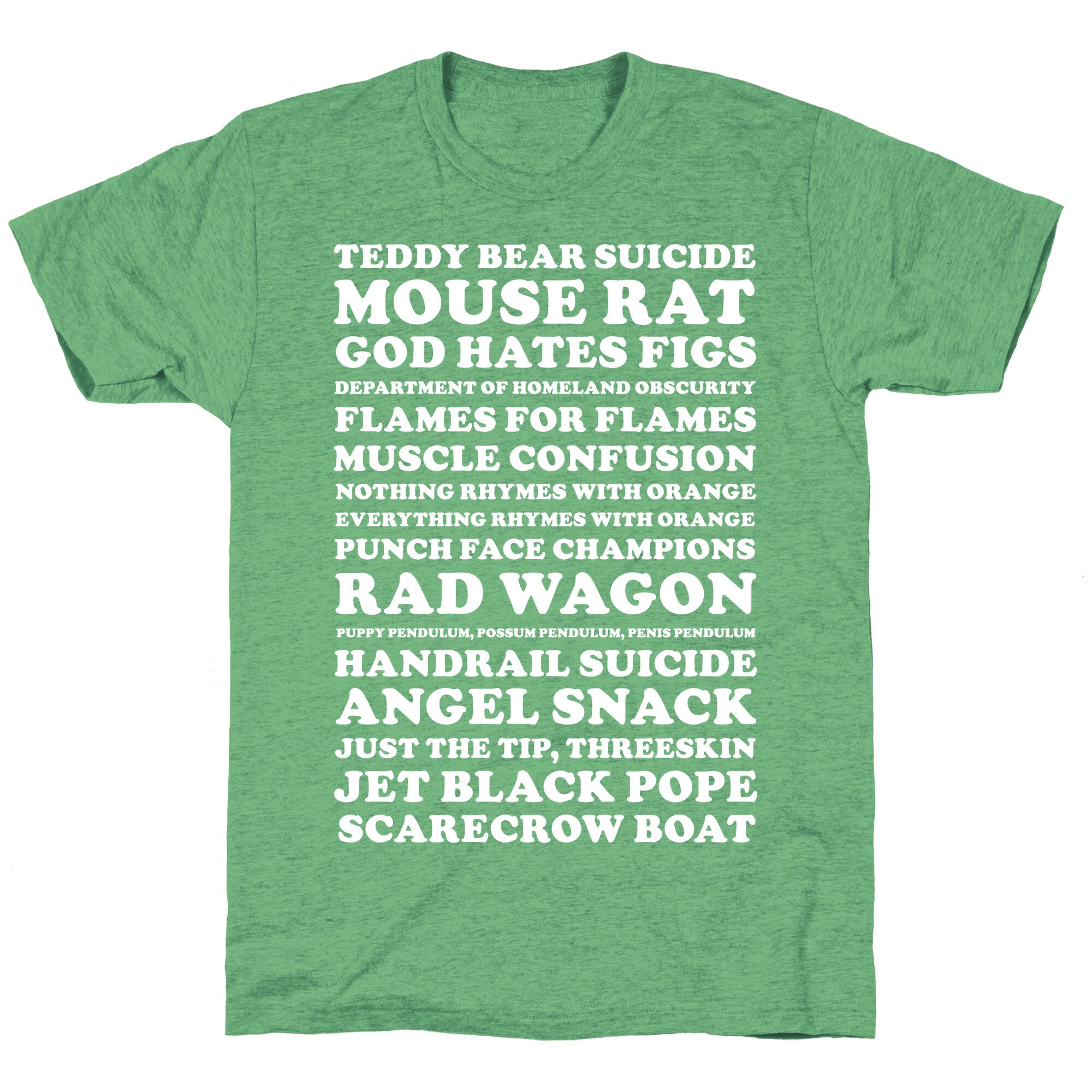 Andy Dwyer Band Names Unisex Triblend Tee