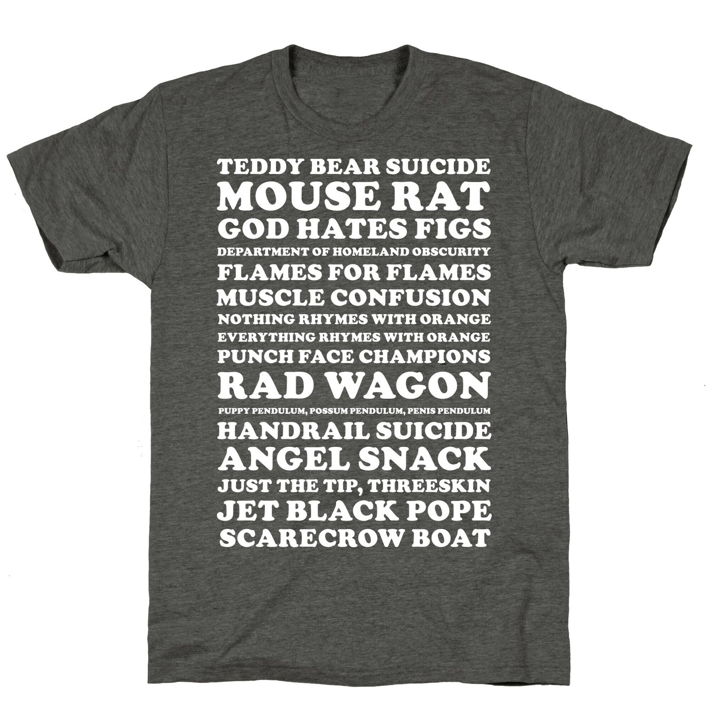 Andy Dwyer Band Names Unisex Triblend Tee