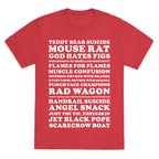 Andy Dwyer Band Names Unisex Triblend Tee