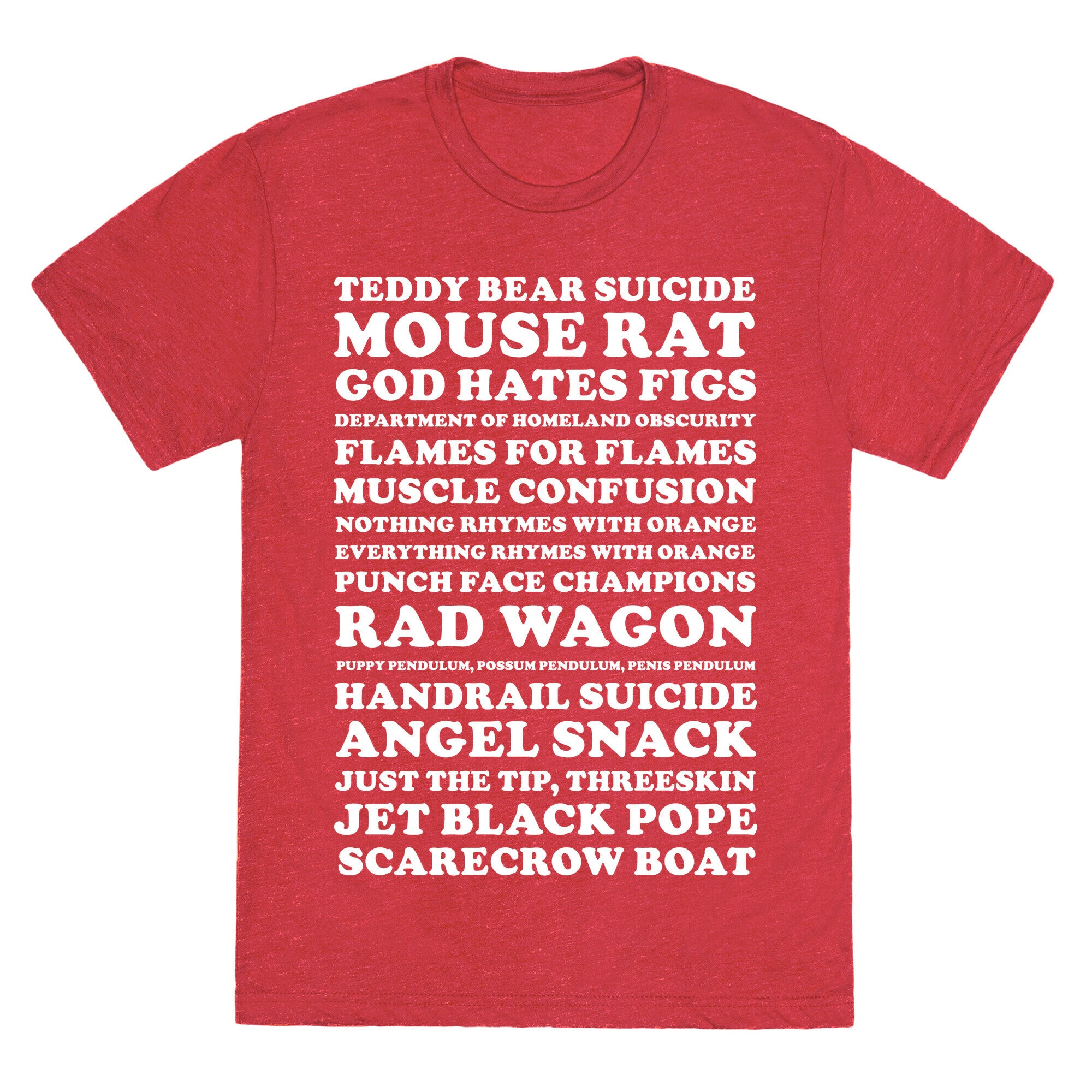 Andy Dwyer Band Names Unisex Triblend Tee