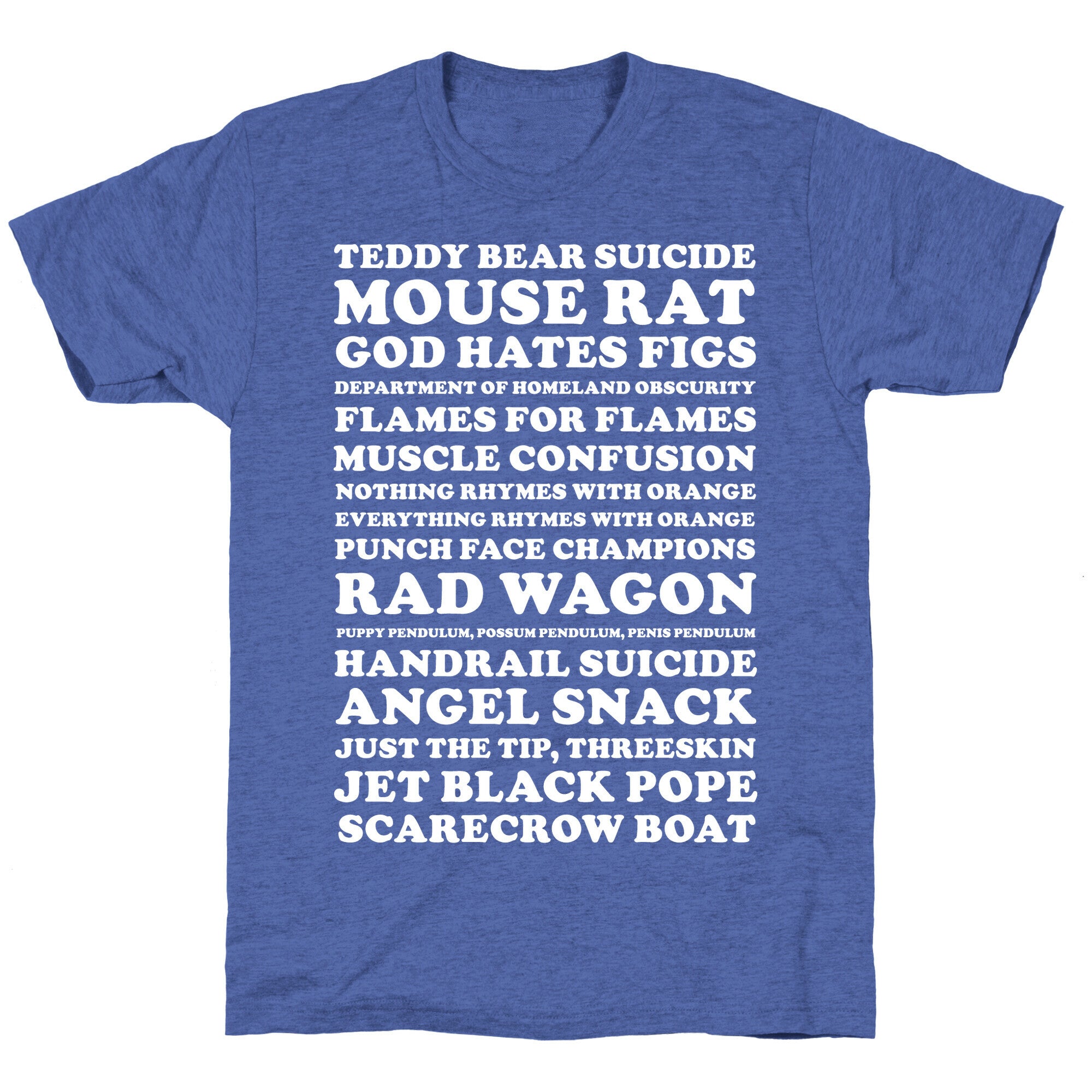 Andy Dwyer Band Names Unisex Triblend Tee