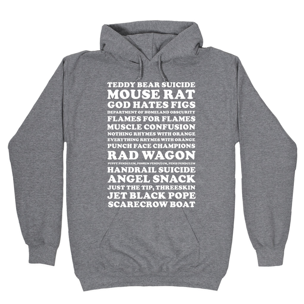 Andy Dwyer Band Names Hoodie
