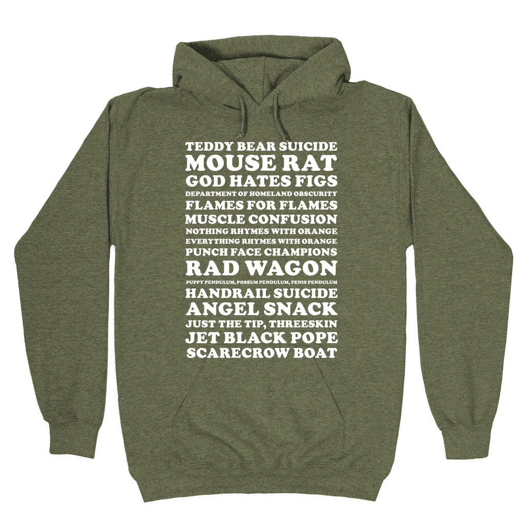 Andy Dwyer Band Names Hoodie