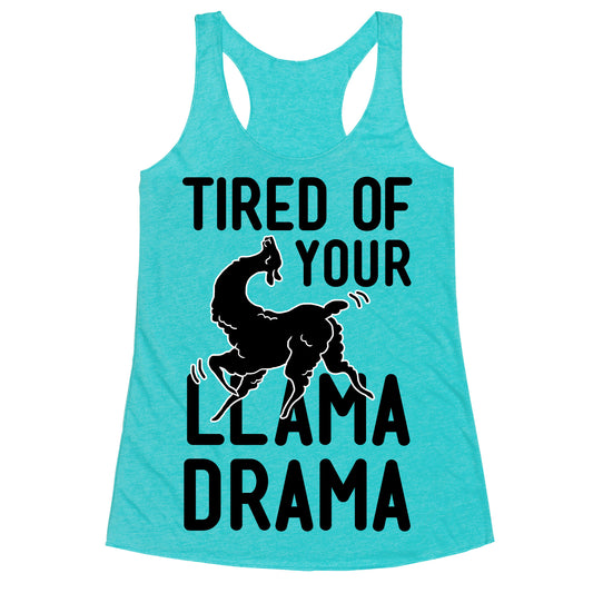 Llama Drama Racerback Tank