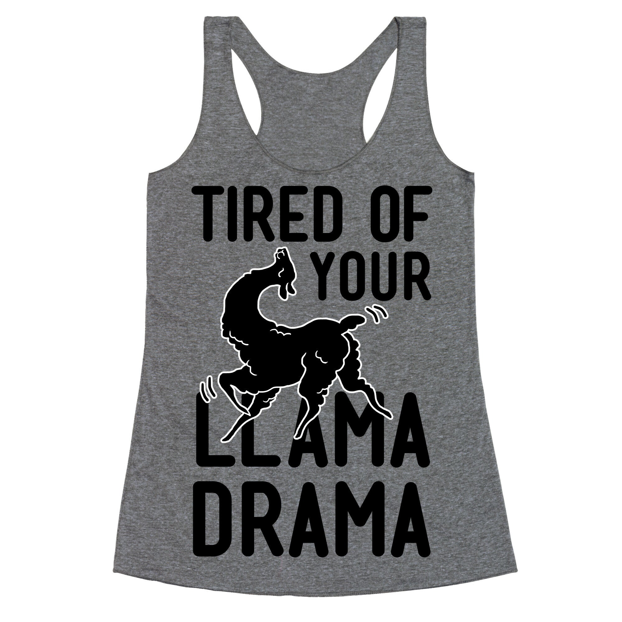 Llama Drama Racerback Tank