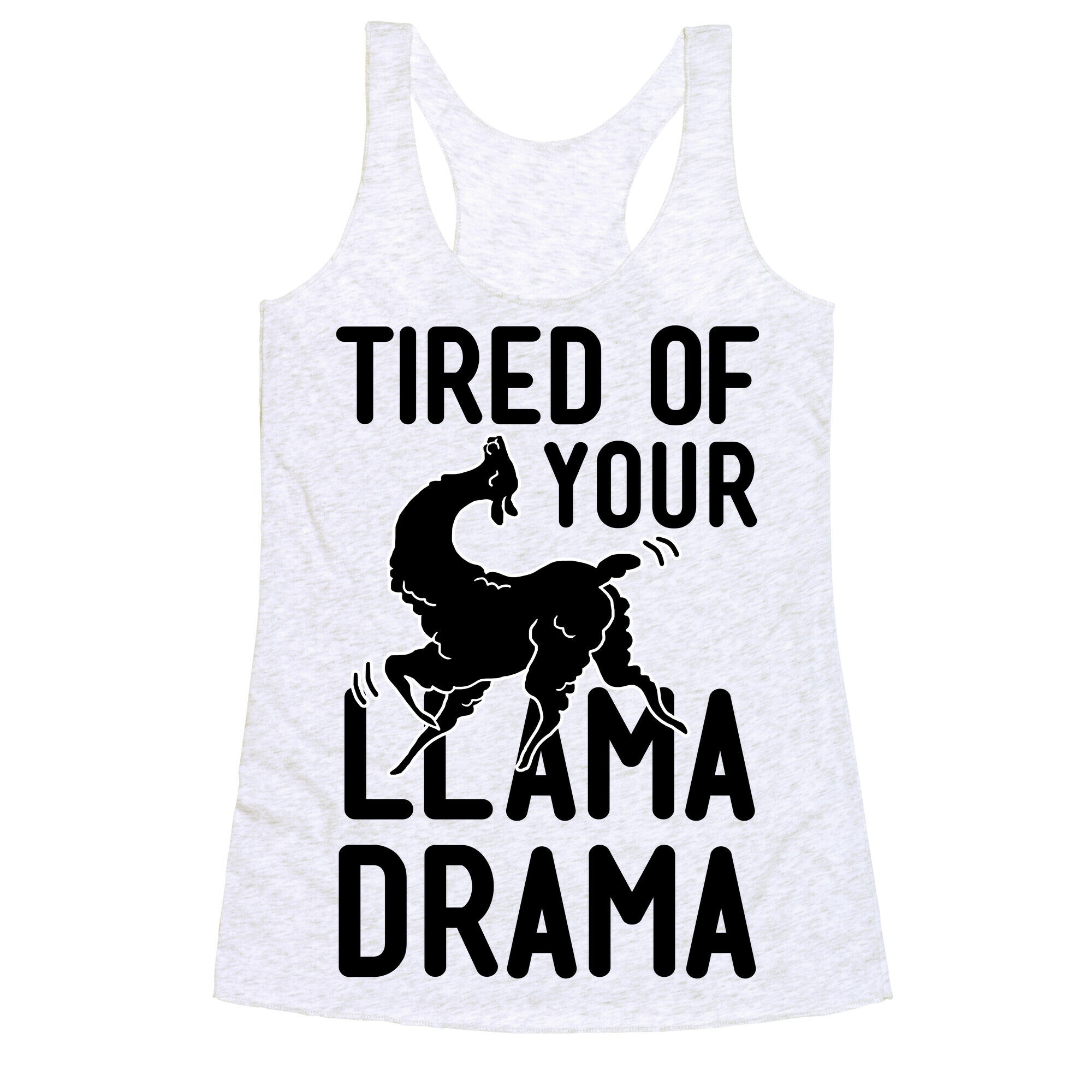 Llama Drama Racerback Tank