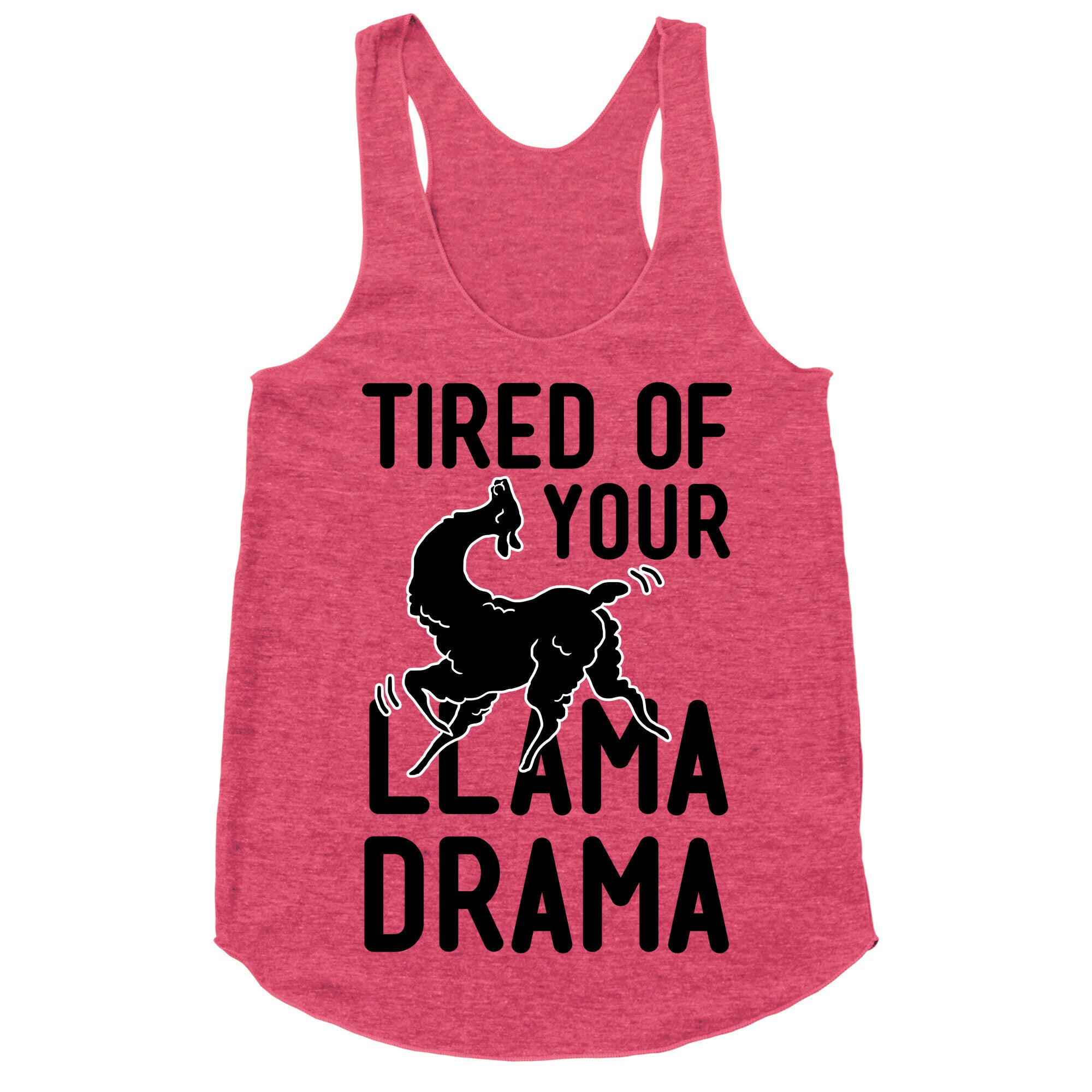 Llama Drama Racerback Tank