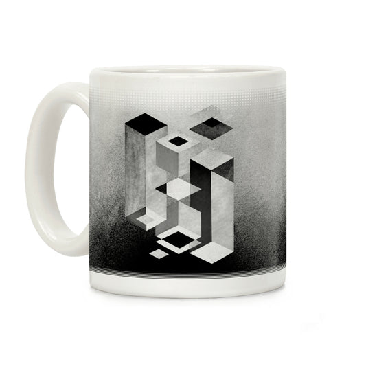 Geometry Optical Illusion Coffee Mug