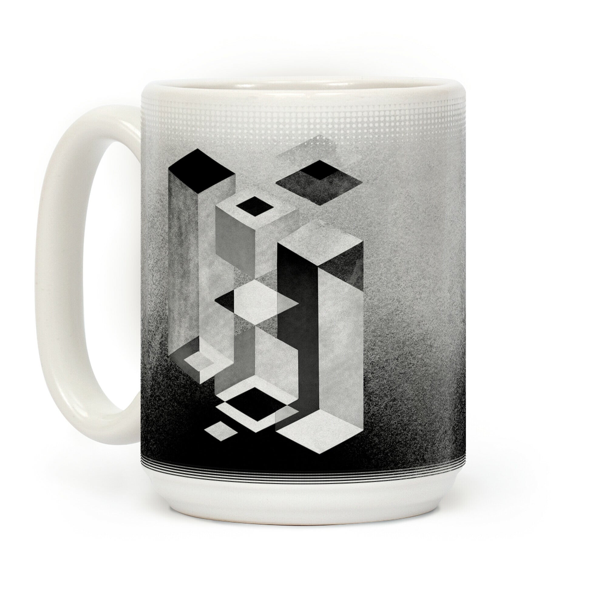 Geometry Optical Illusion Coffee Mug