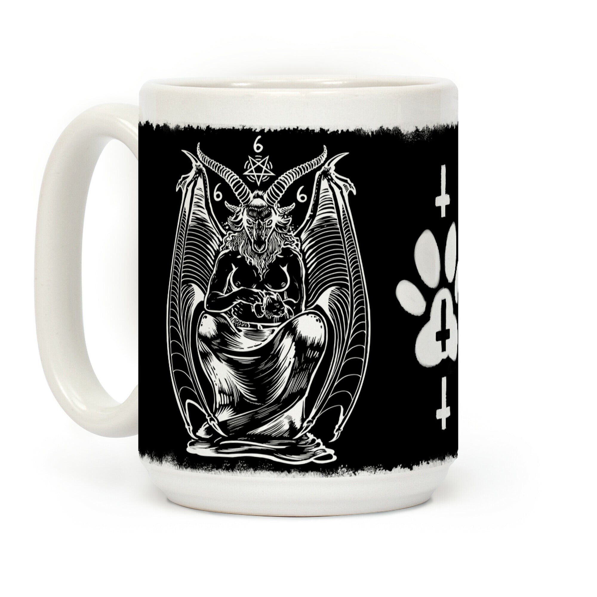 Pet Cats. Hail Satan (Without Words) Coffee Mug
