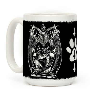 Pet Cats. Hail Satan (Without Words) Coffee Mug
