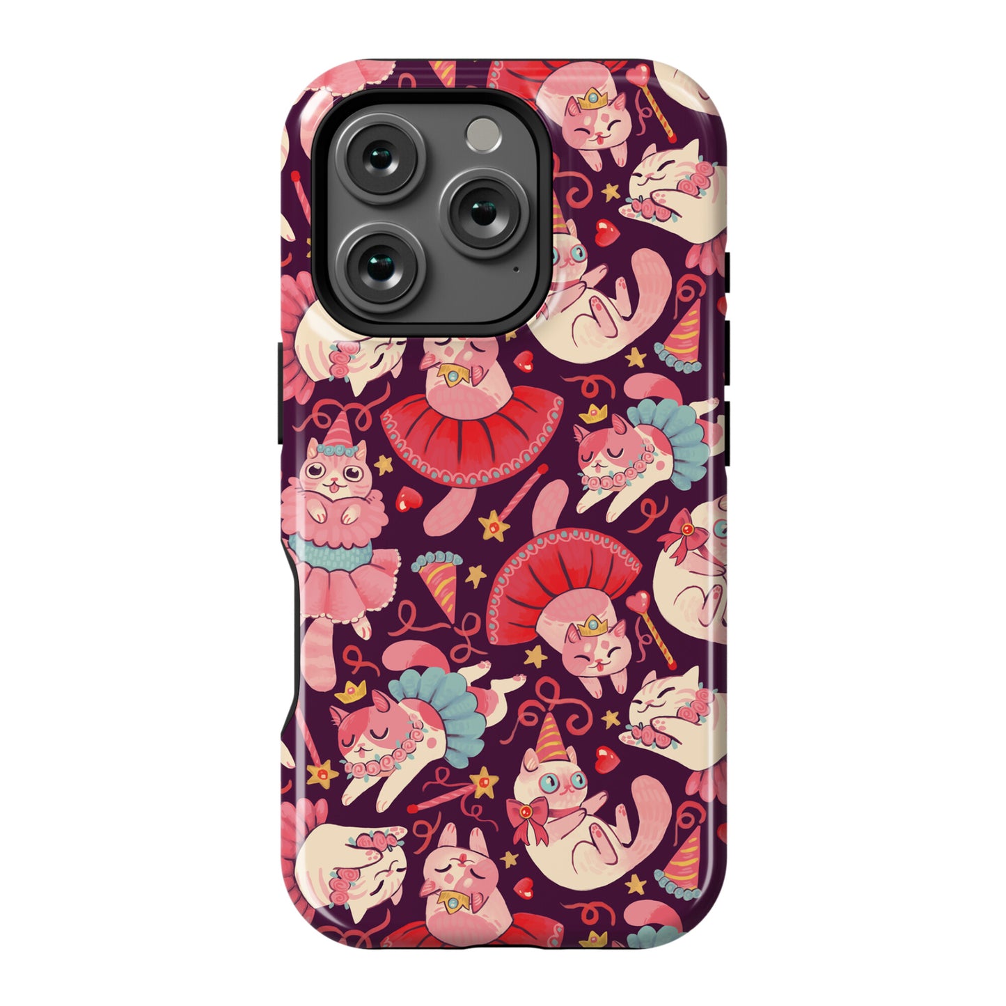 Cute Princess Cat Pattern Phone Case