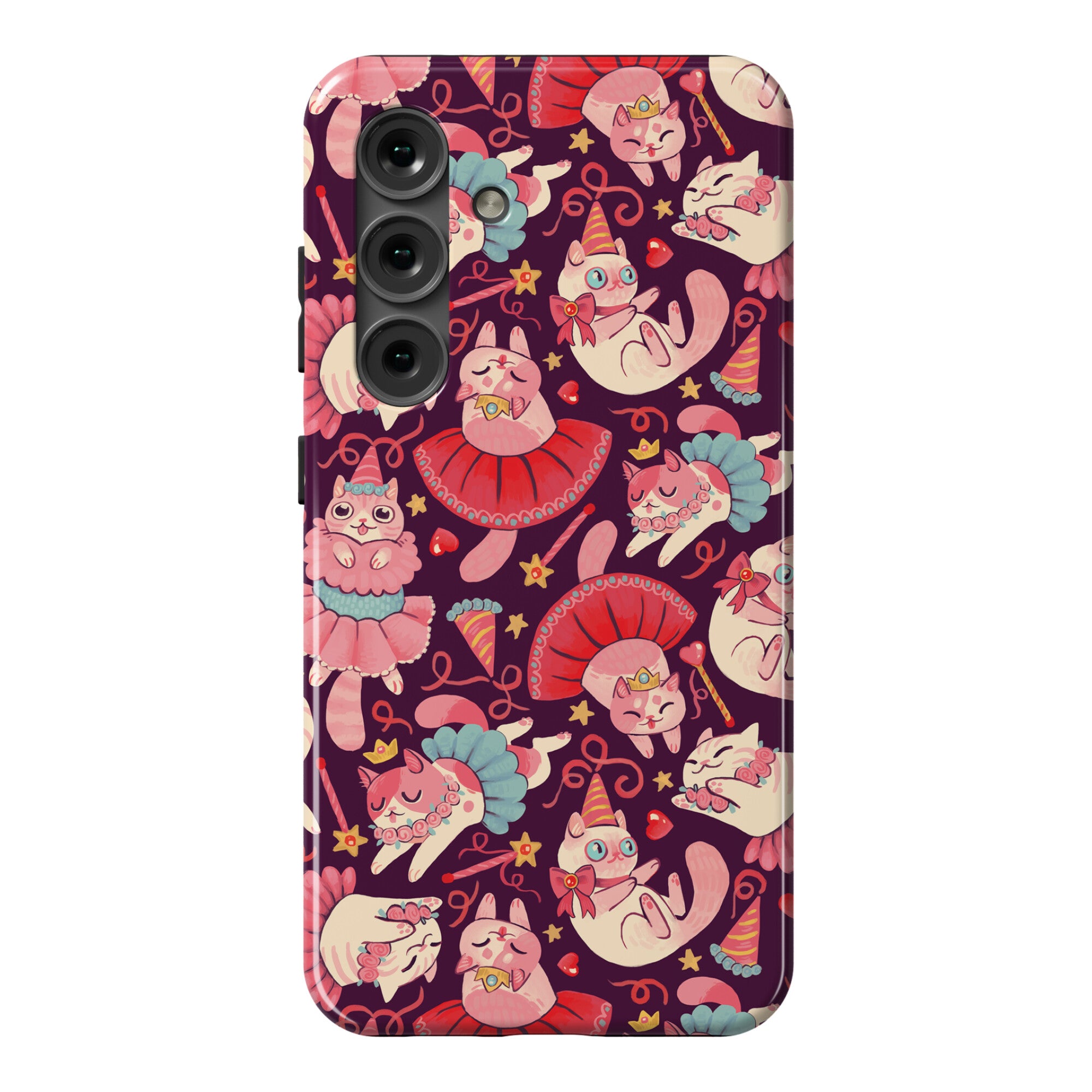Cute Princess Cat Pattern Phone Case