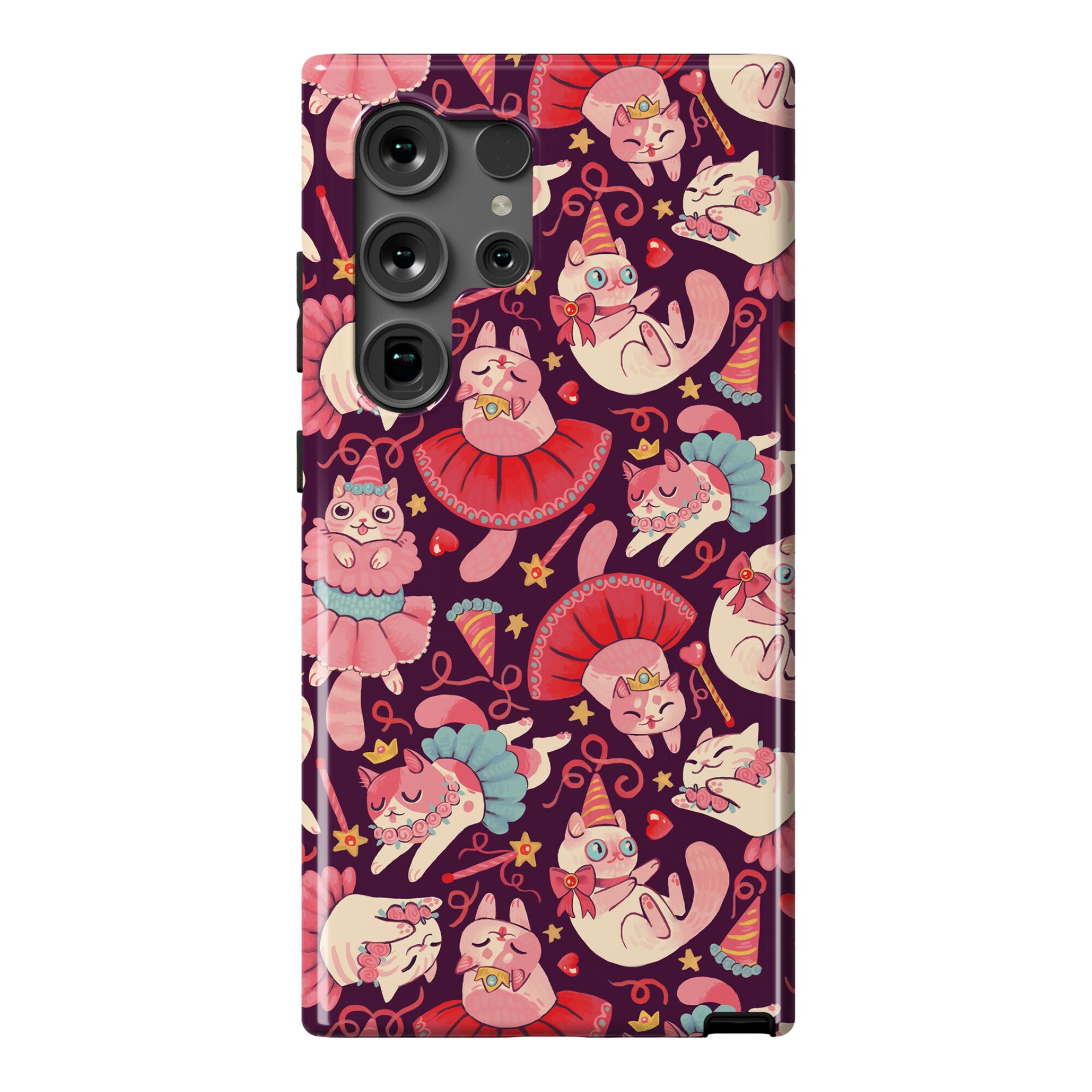 Cute Princess Cat Pattern Phone Case