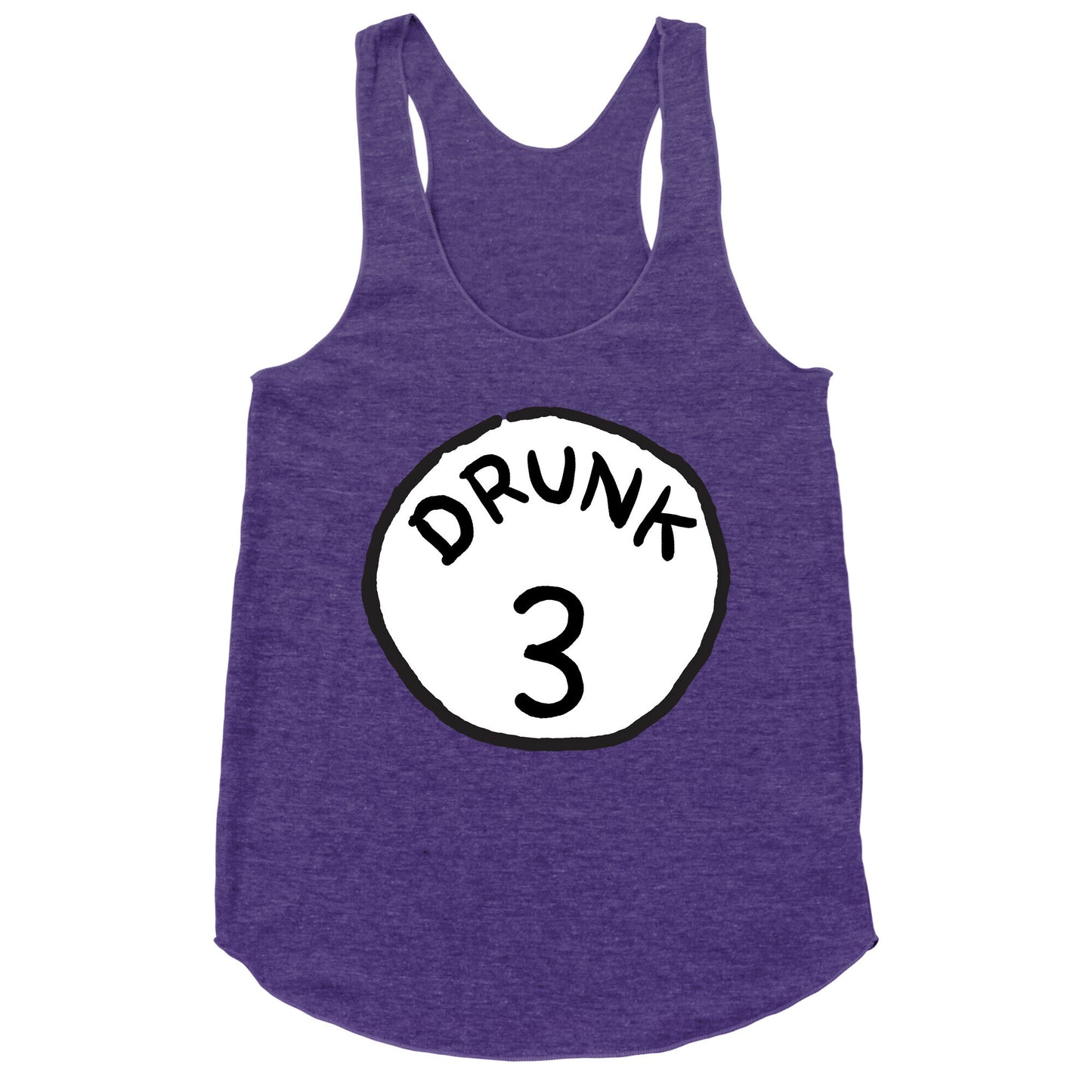 Drunk 3 Racerback Tank