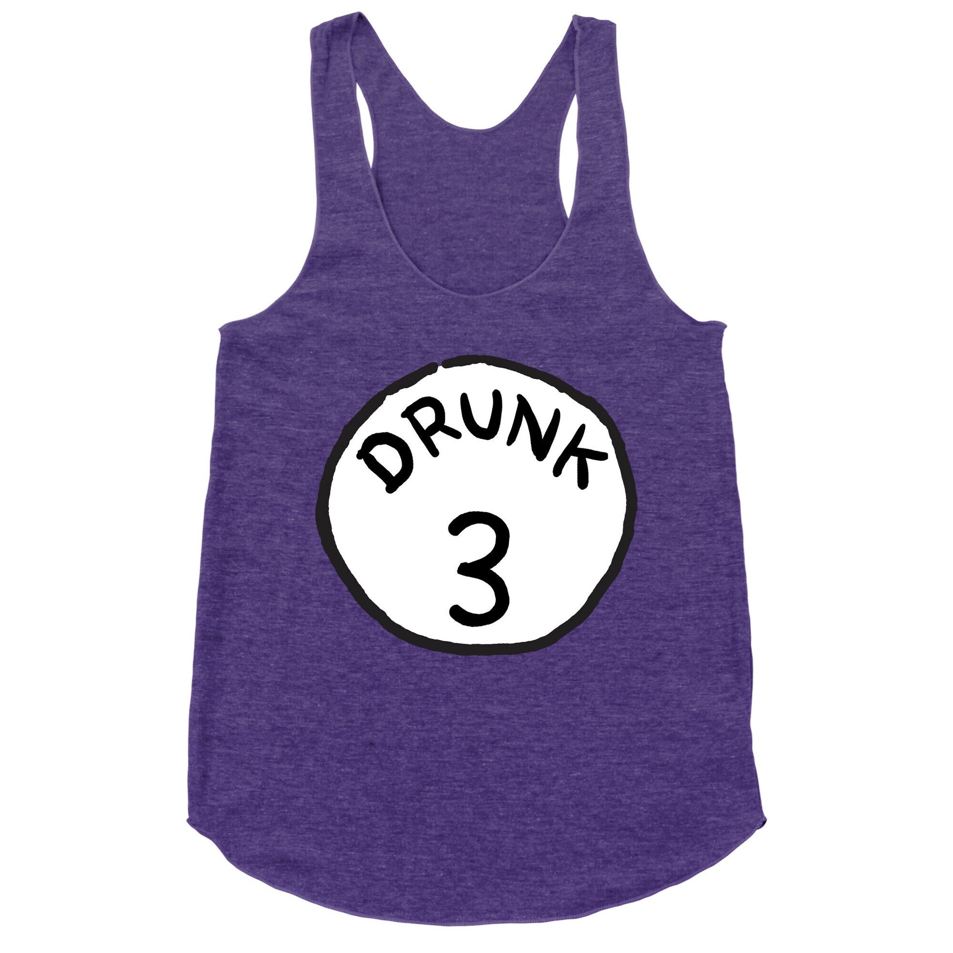 Drunk 3 Racerback Tank