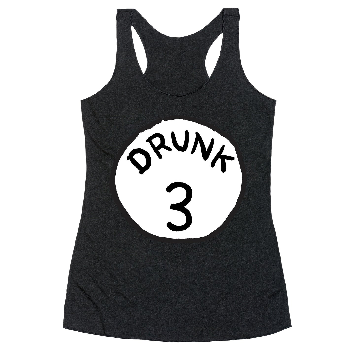 Drunk 3 Racerback Tank