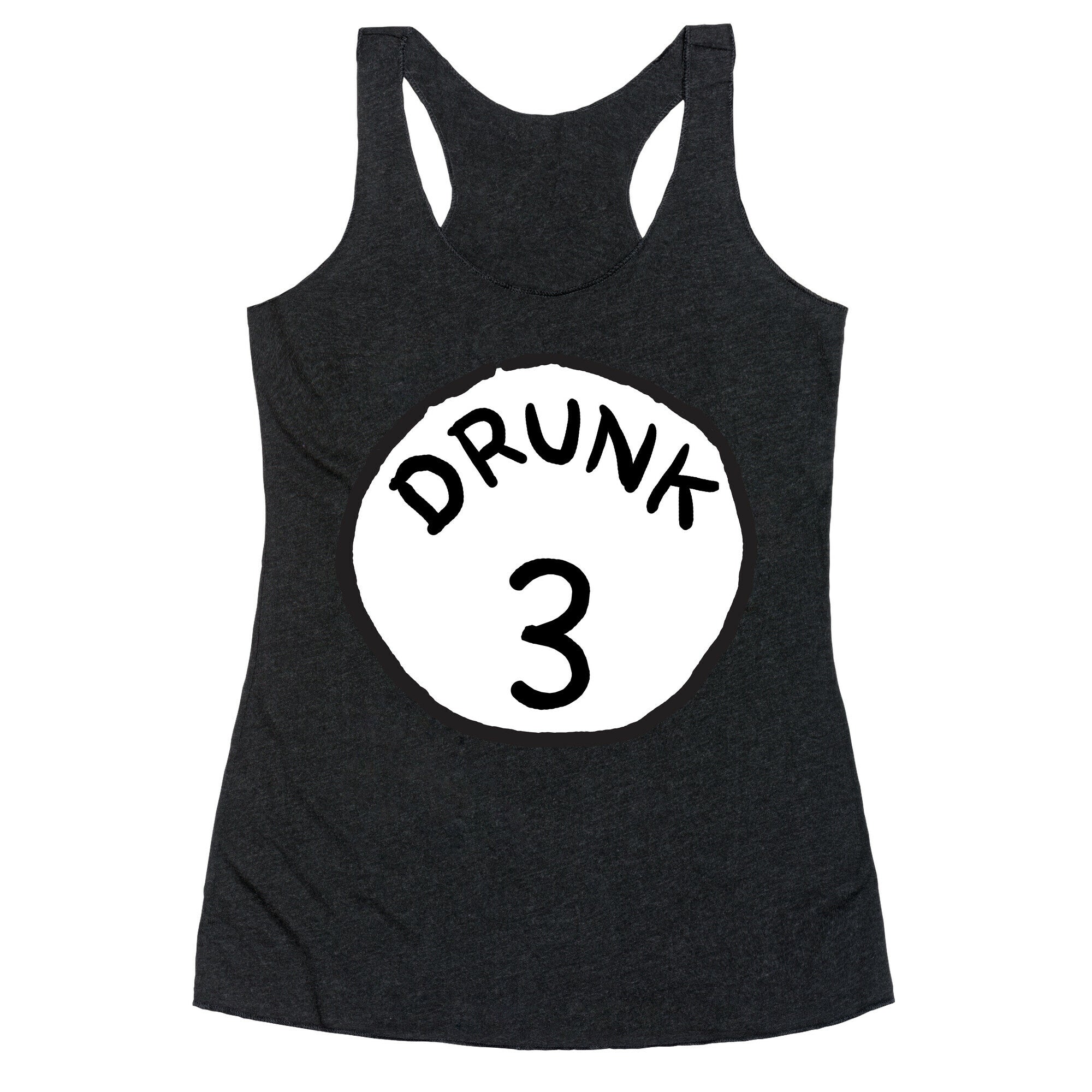 Drunk 3 Racerback Tank