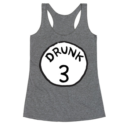 Drunk 3 Racerback Tank