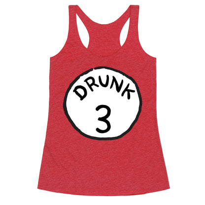 Drunk 3 Racerback Tank