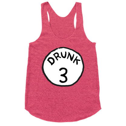 Drunk 3 Racerback Tank