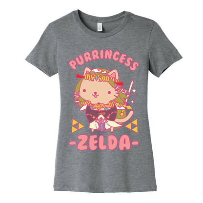 Purrincess Zelda Women's Cotton Tee