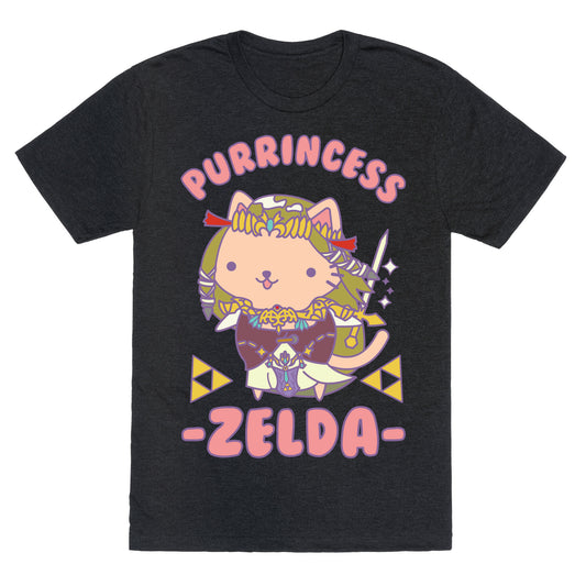 Purrincess Zelda Unisex Triblend Tee