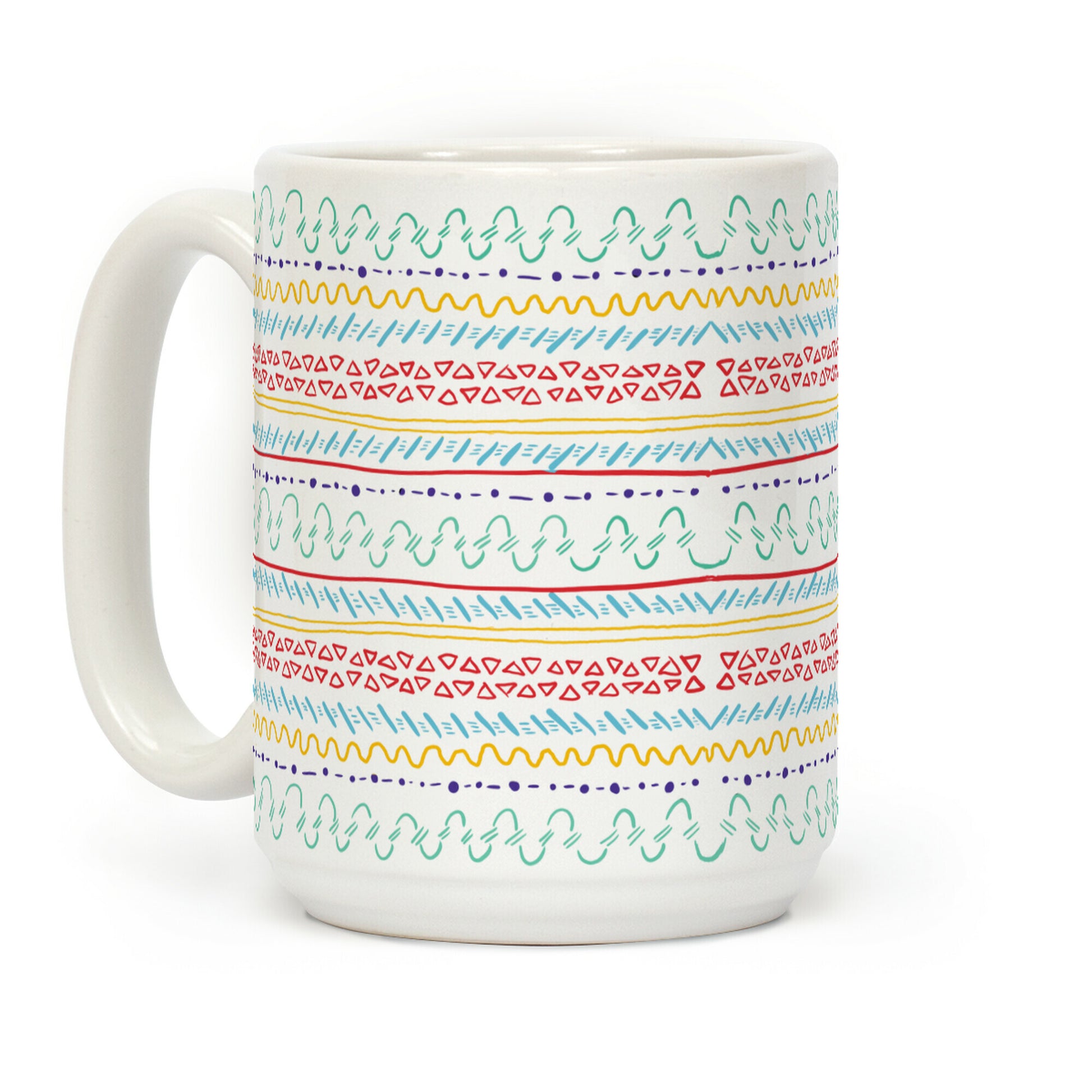 Yarn Pattern Coffee Mug
