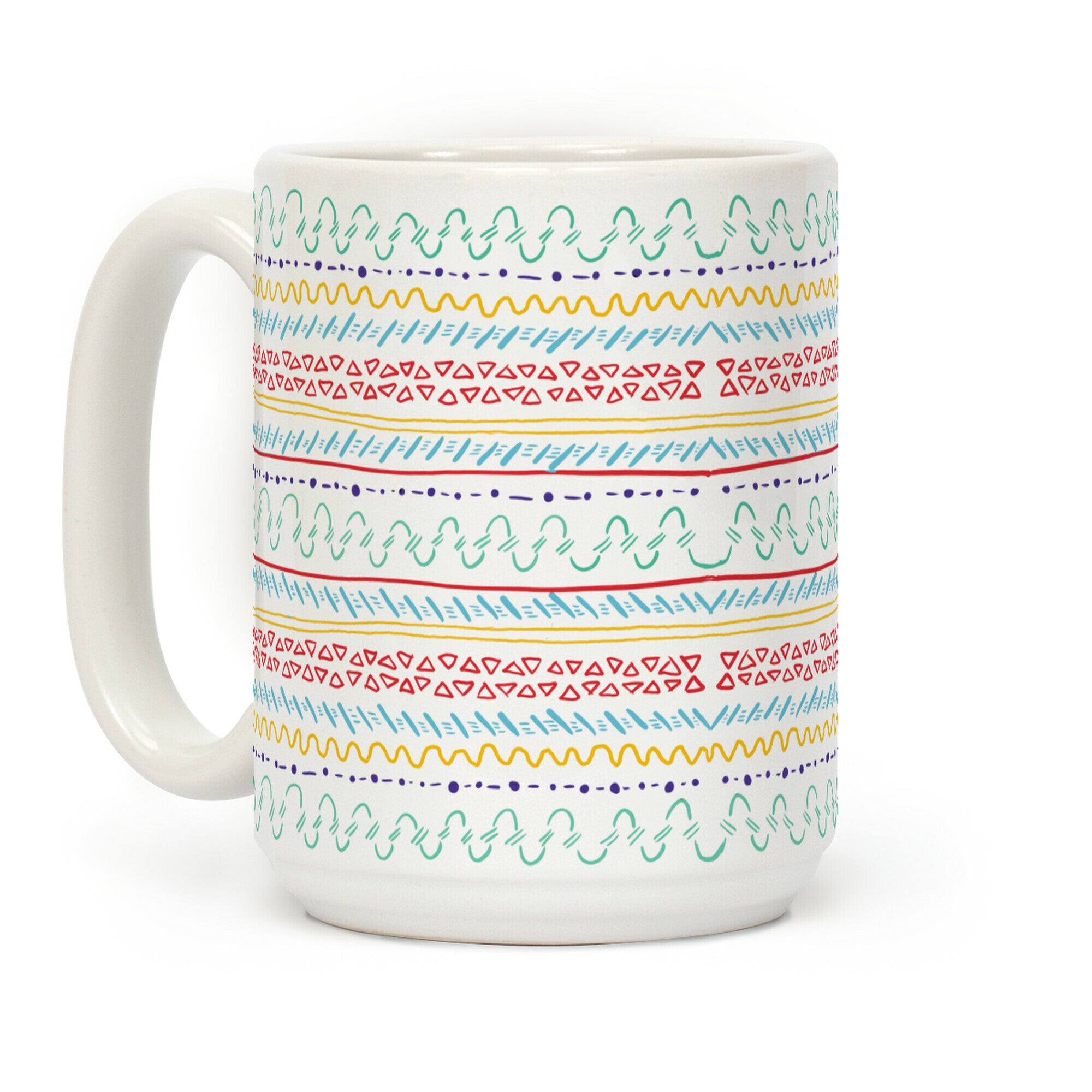 Yarn Pattern Coffee Mug