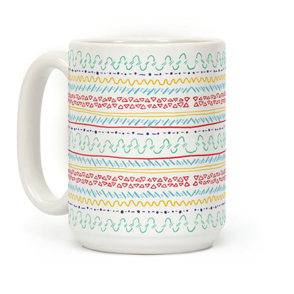 Yarn Pattern Coffee Mug