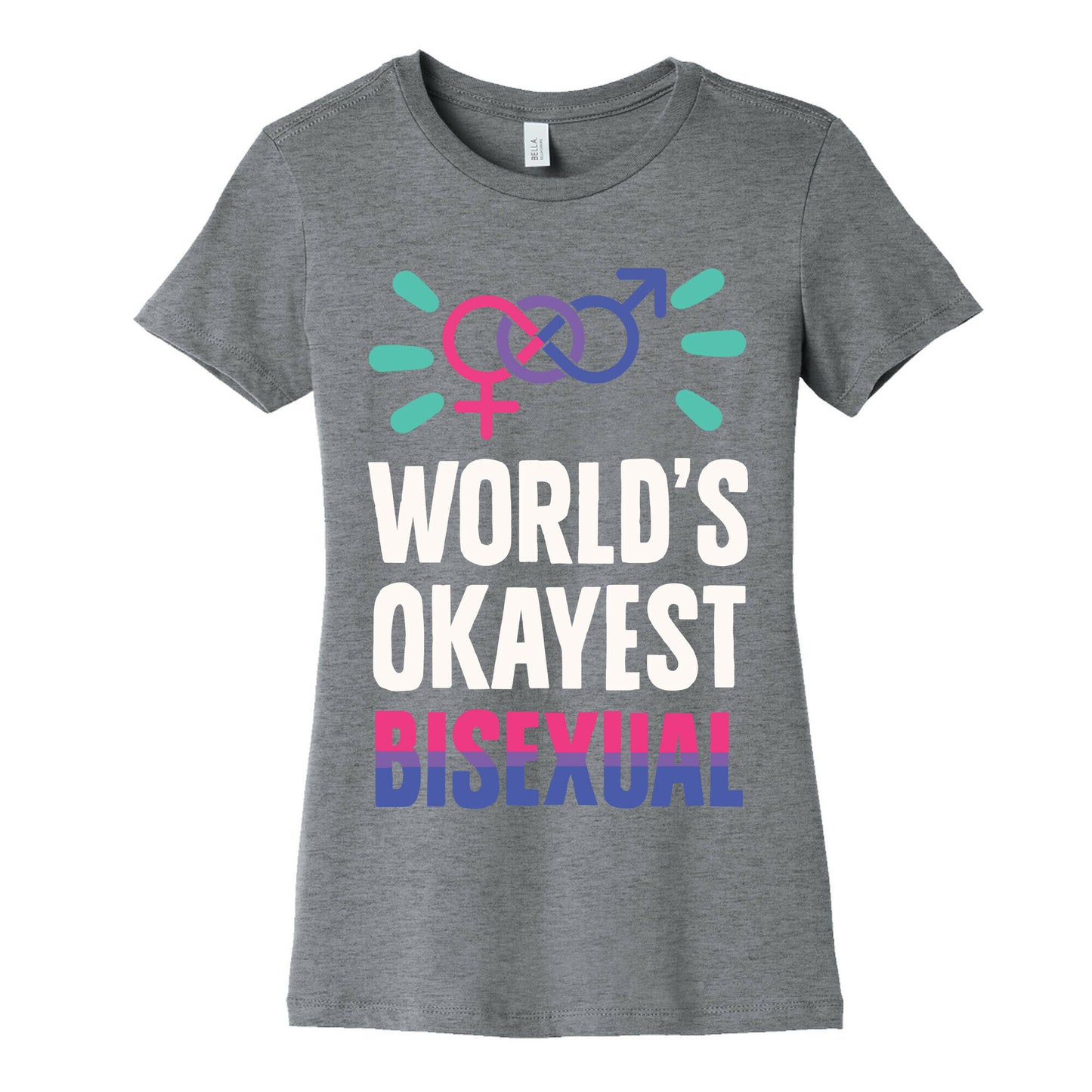 World's Okayest Bisexual Women's Cotton Tee