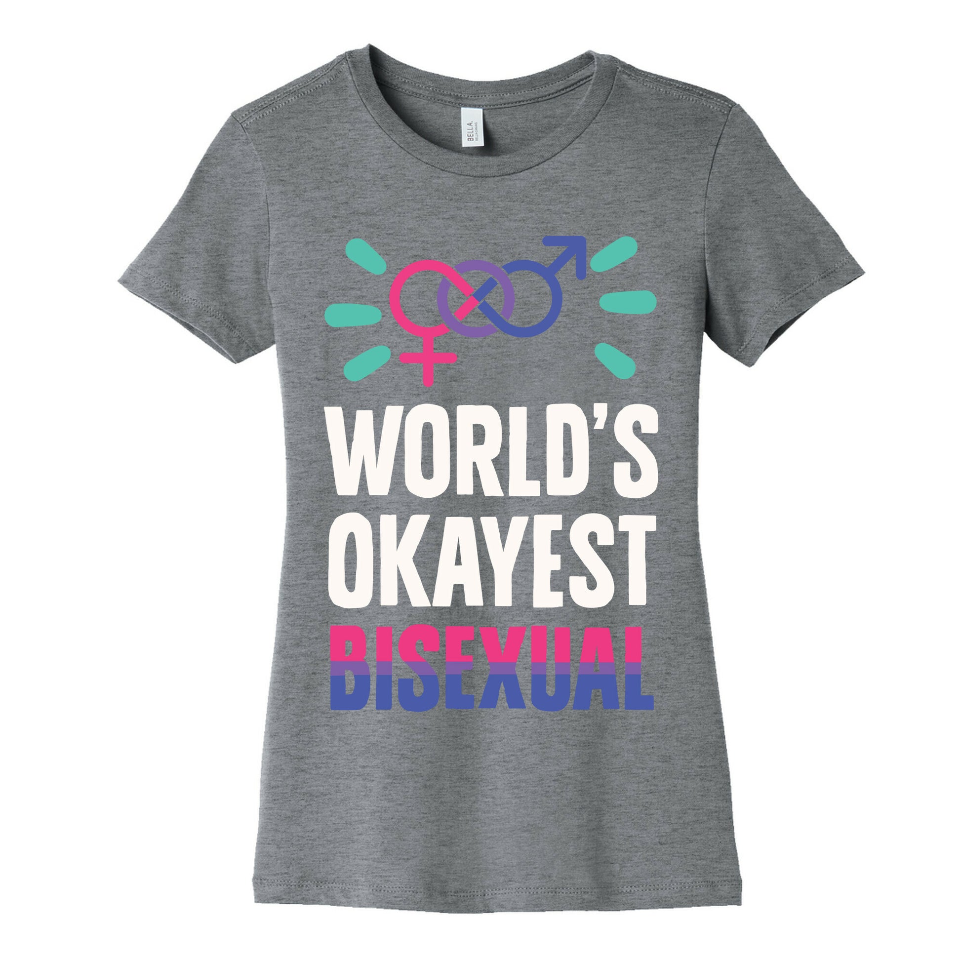 World's Okayest Bisexual Women's Cotton Tee