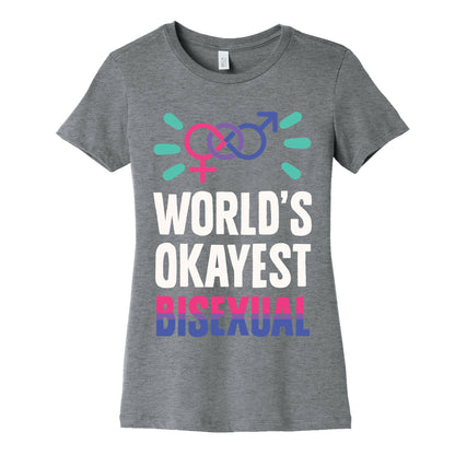 World's Okayest Bisexual Women's Cotton Tee