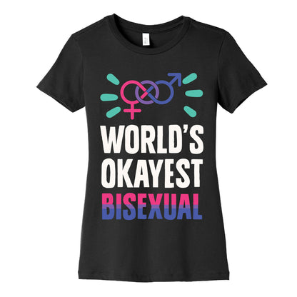 World's Okayest Bisexual Women's Cotton Tee